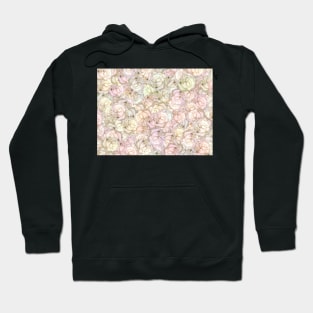 Beautiful Pastel Rose Pattern Hoodie